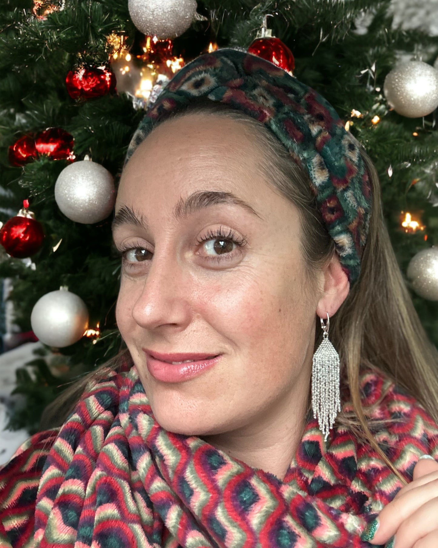 Silver Fringe earrings