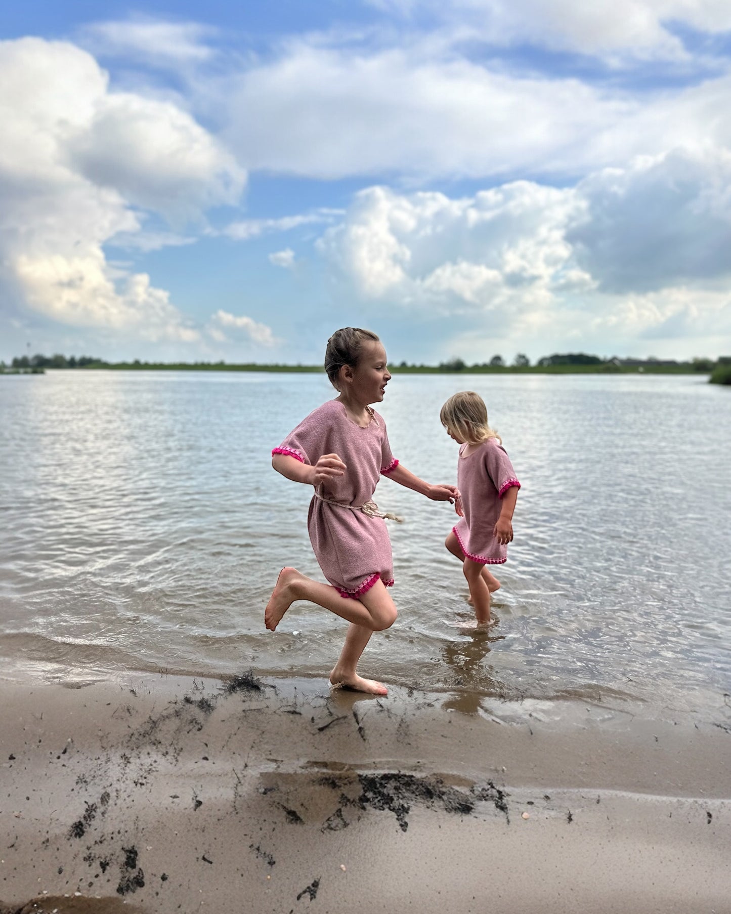 Dress girls - Bamboo Pink