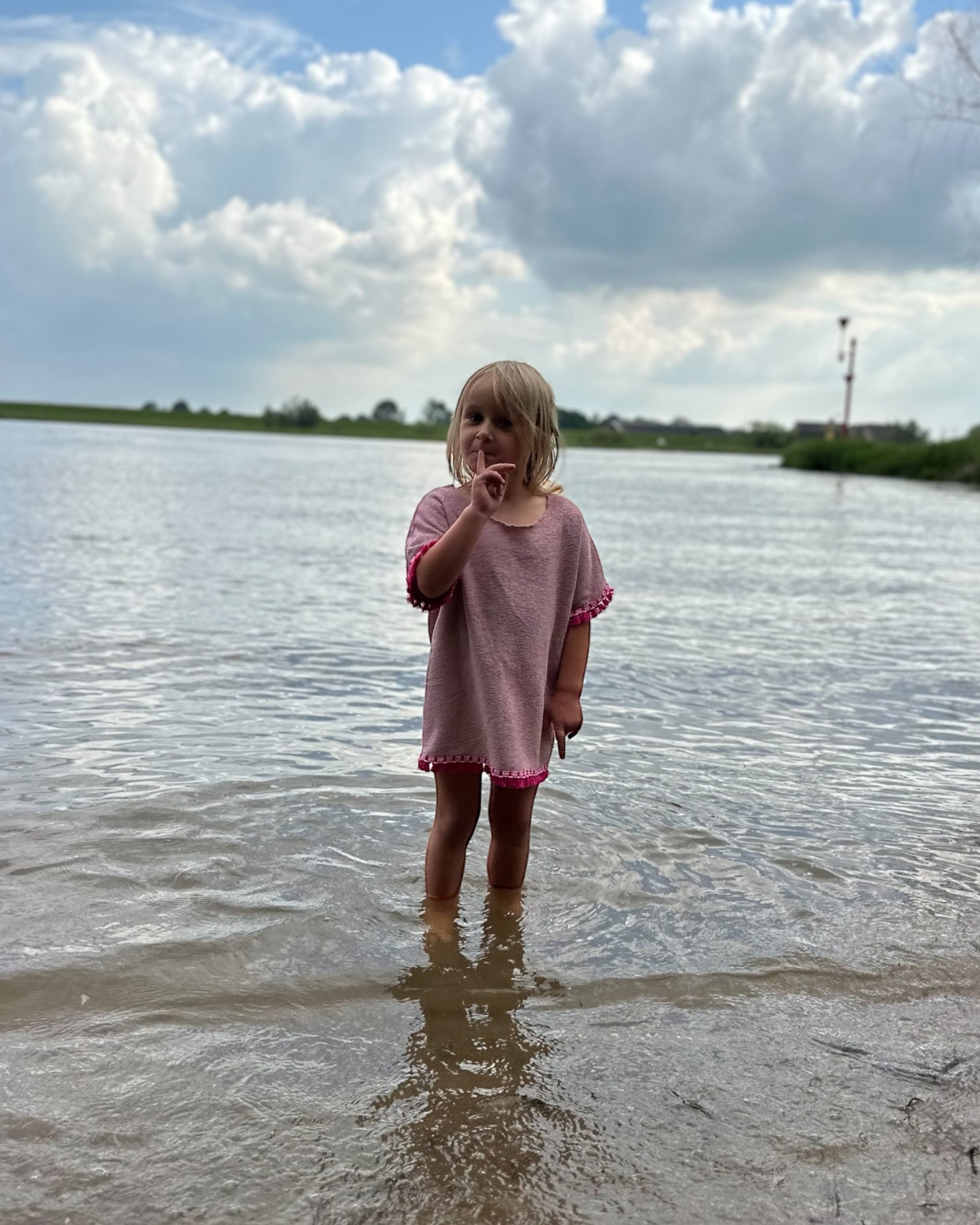 Dress girls - Bamboo Pink