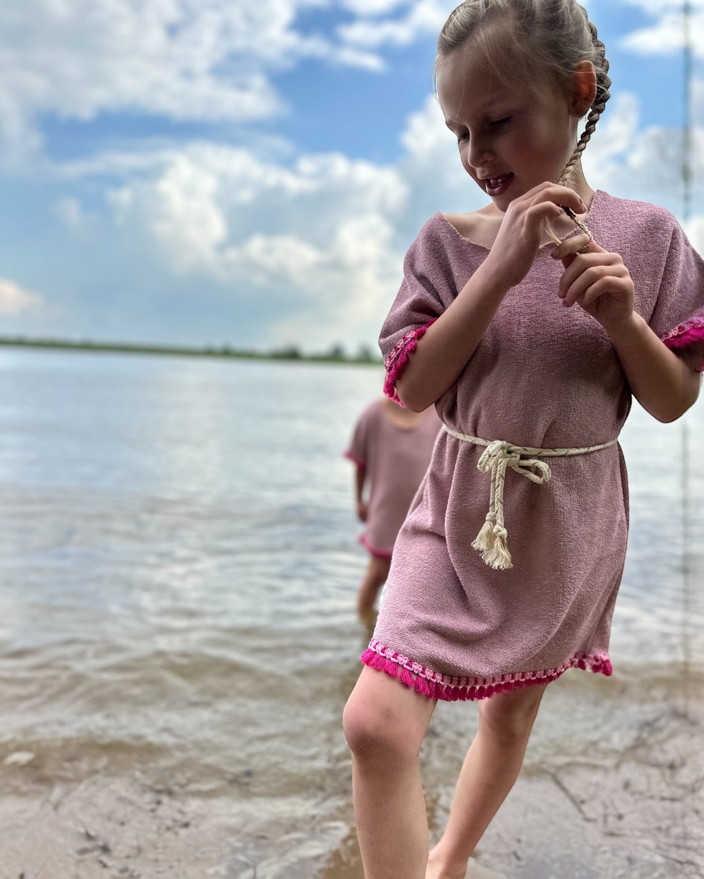 Dress girls - Bamboo Pink