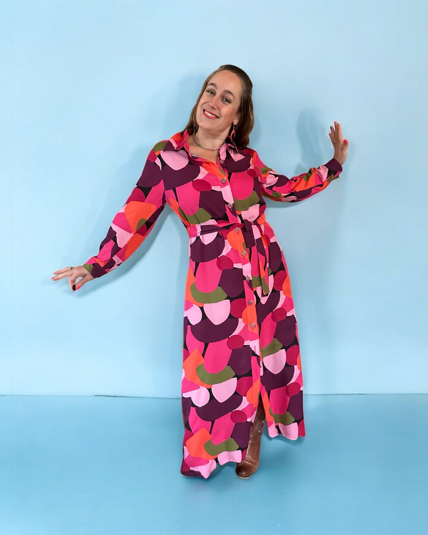 Jade Dress - Colorful Stones