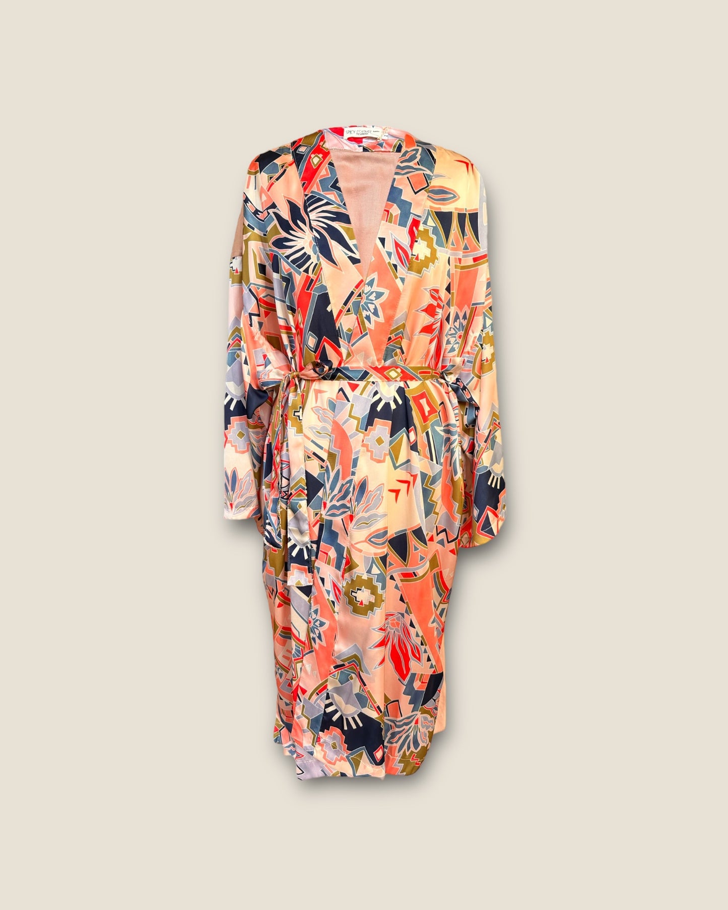 Kimono Long - Miami Pink