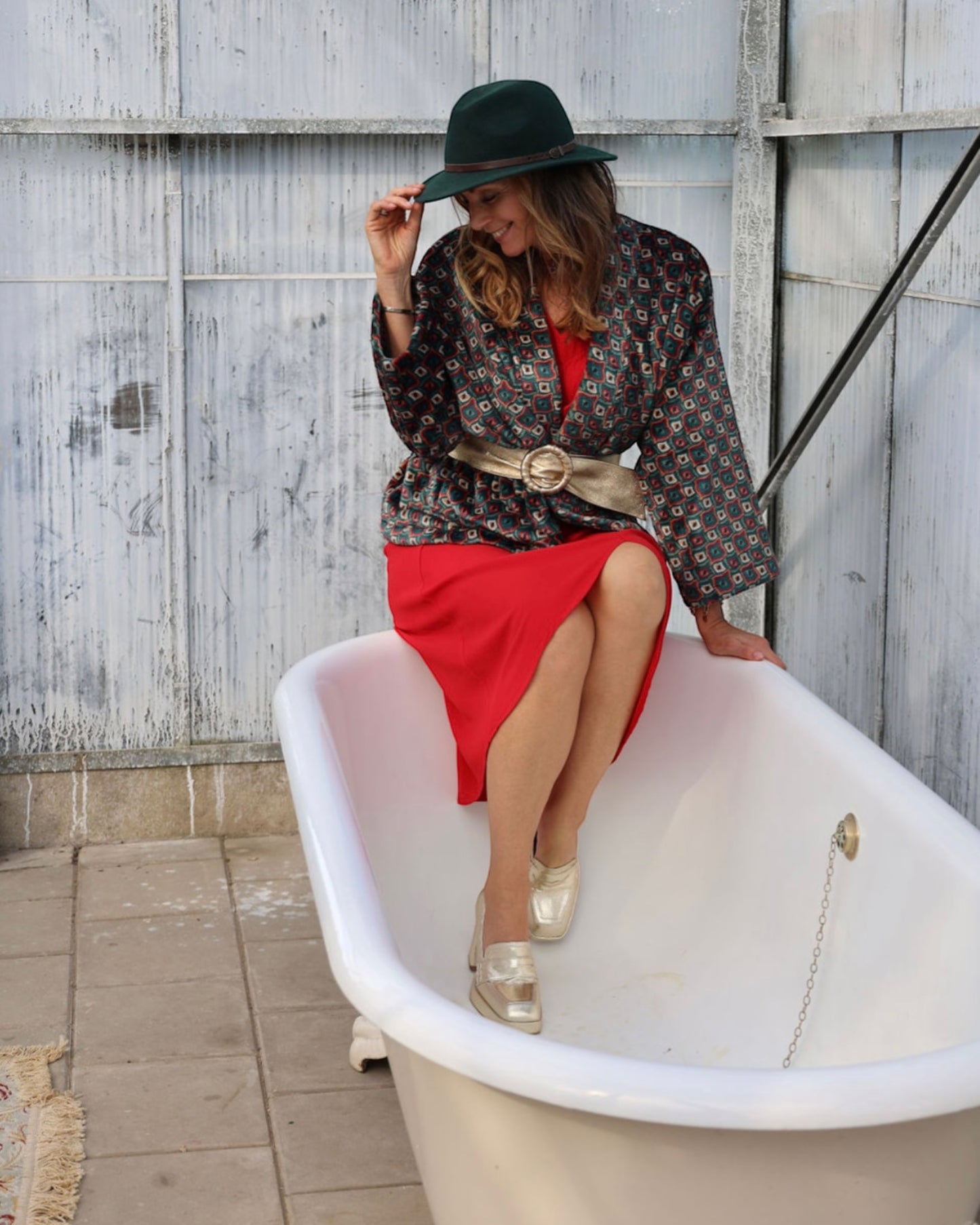 Kimono jacket - Cuddle Squares