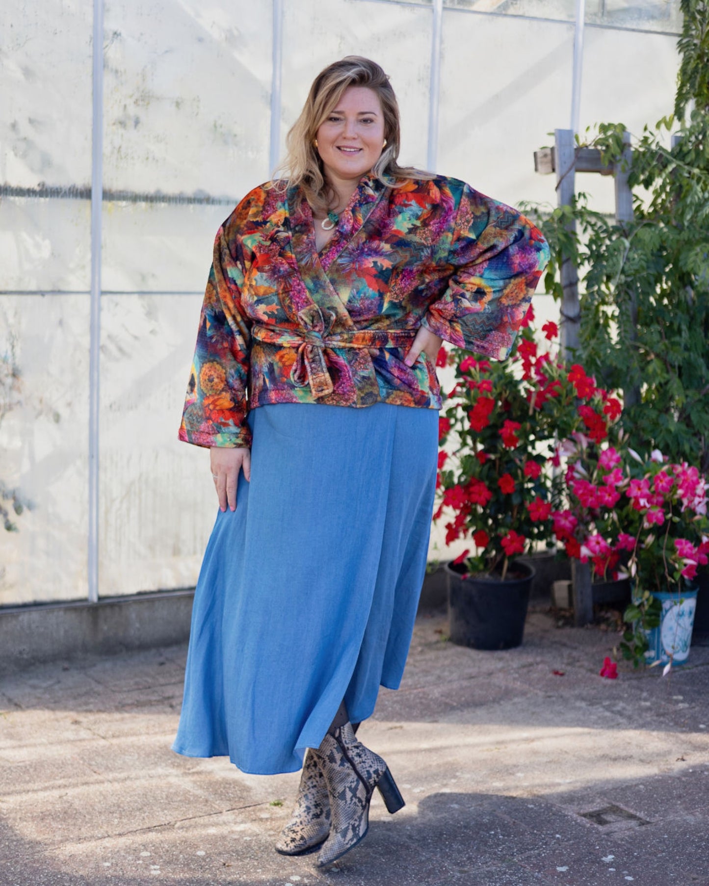 Kimono jacket - Vibrant Spice