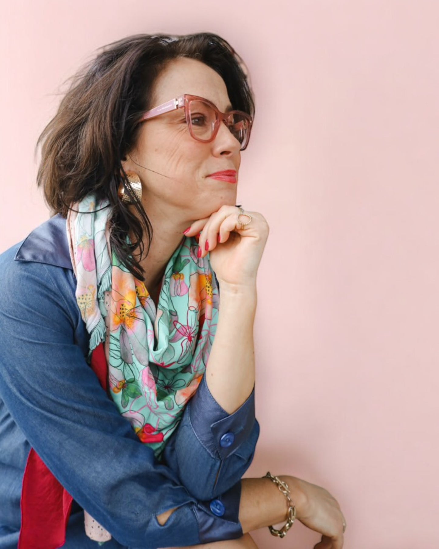 Scarf - Romantic Flower