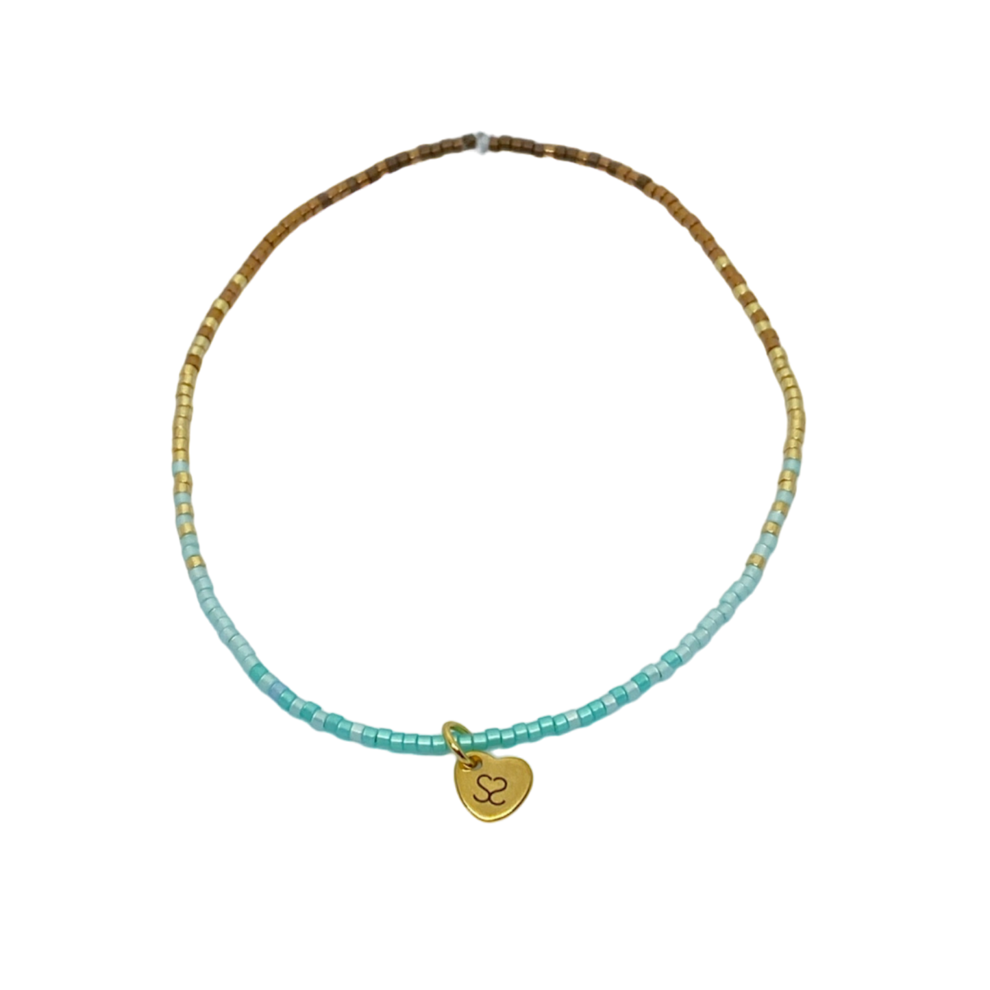 Color gradient anklet