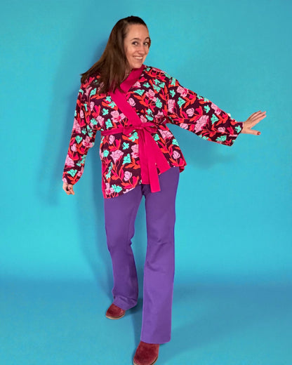 Fower Explosion Kimono